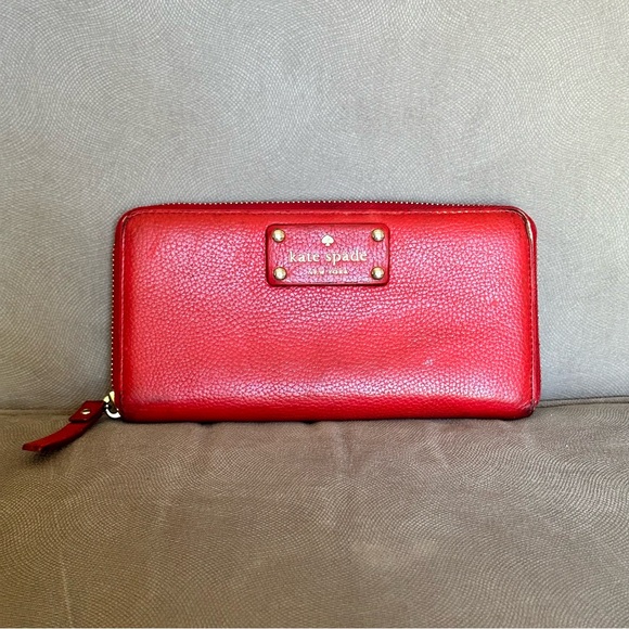 Kate Spade red wallet - Picture 3 of 7